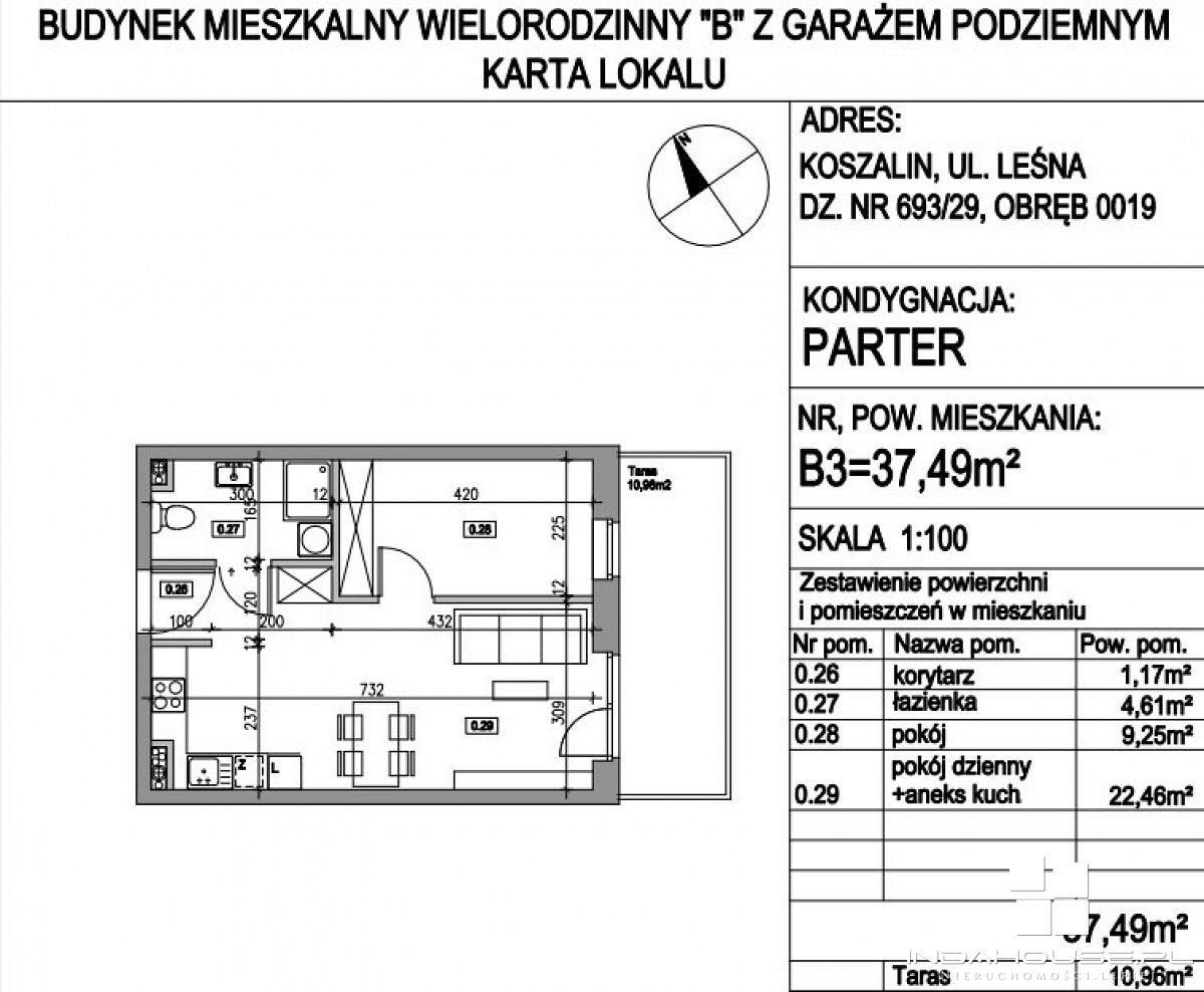 Nowe 2-pokojowe mieszkanie z tarasem  (2)