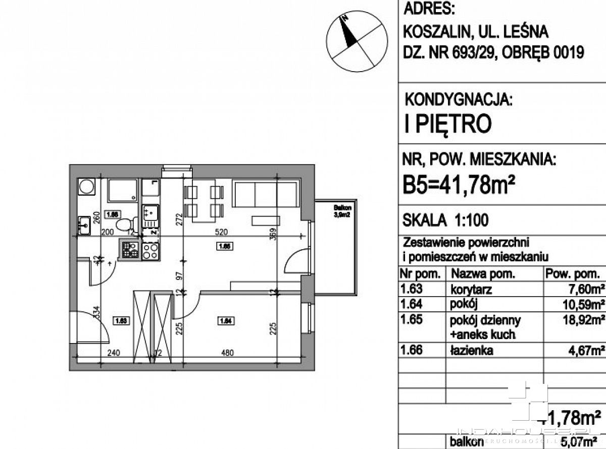 Nowe 2-pokojowe mieszkanie z balkonem (2)