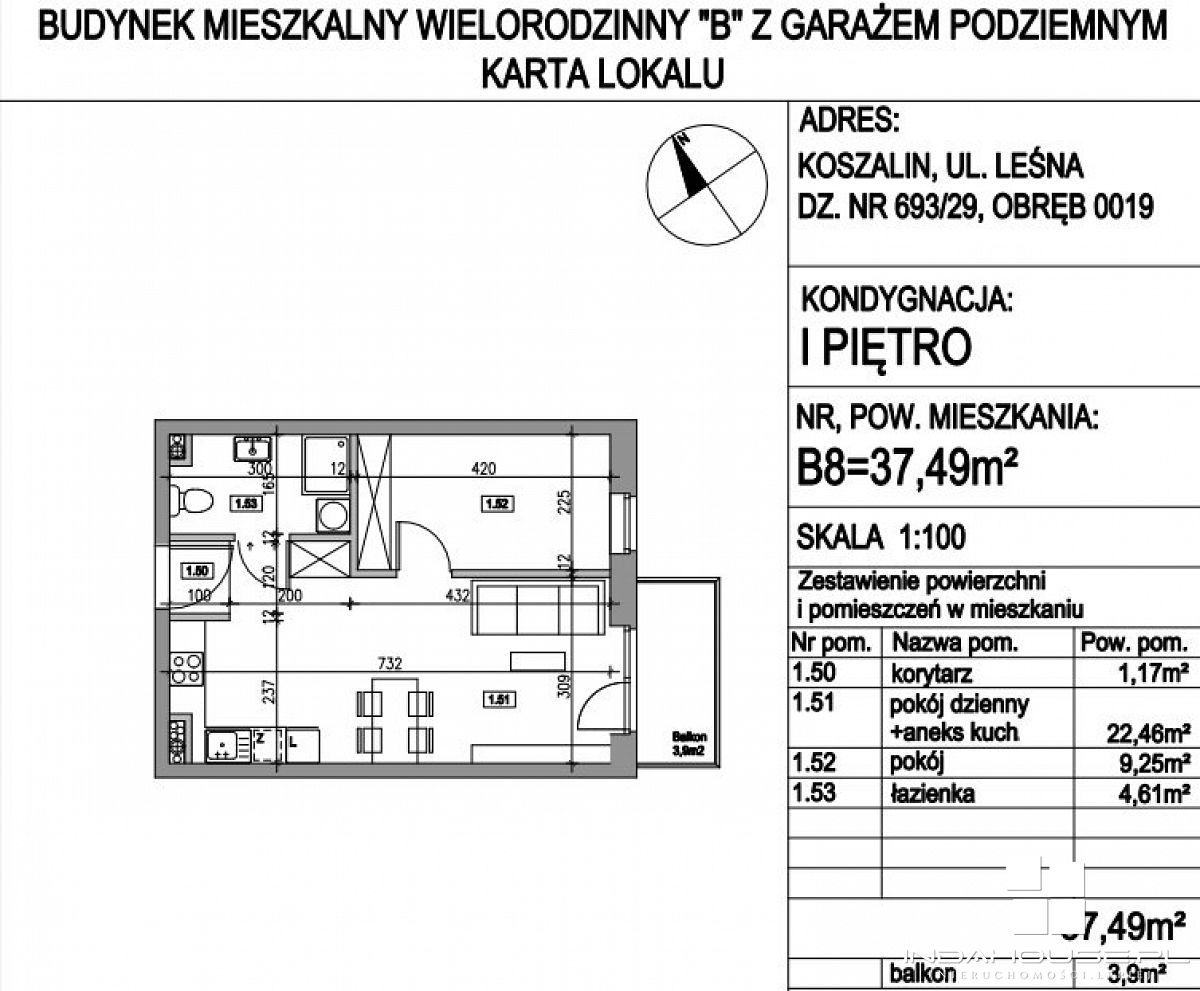 Nowe 2-pokojowe mieszkanie z balkonem (2)