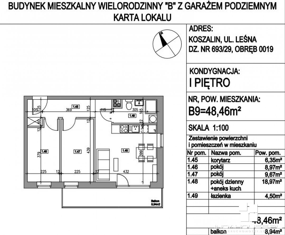Nowe 3-pokojowe mieszkanie z balkonem (2)