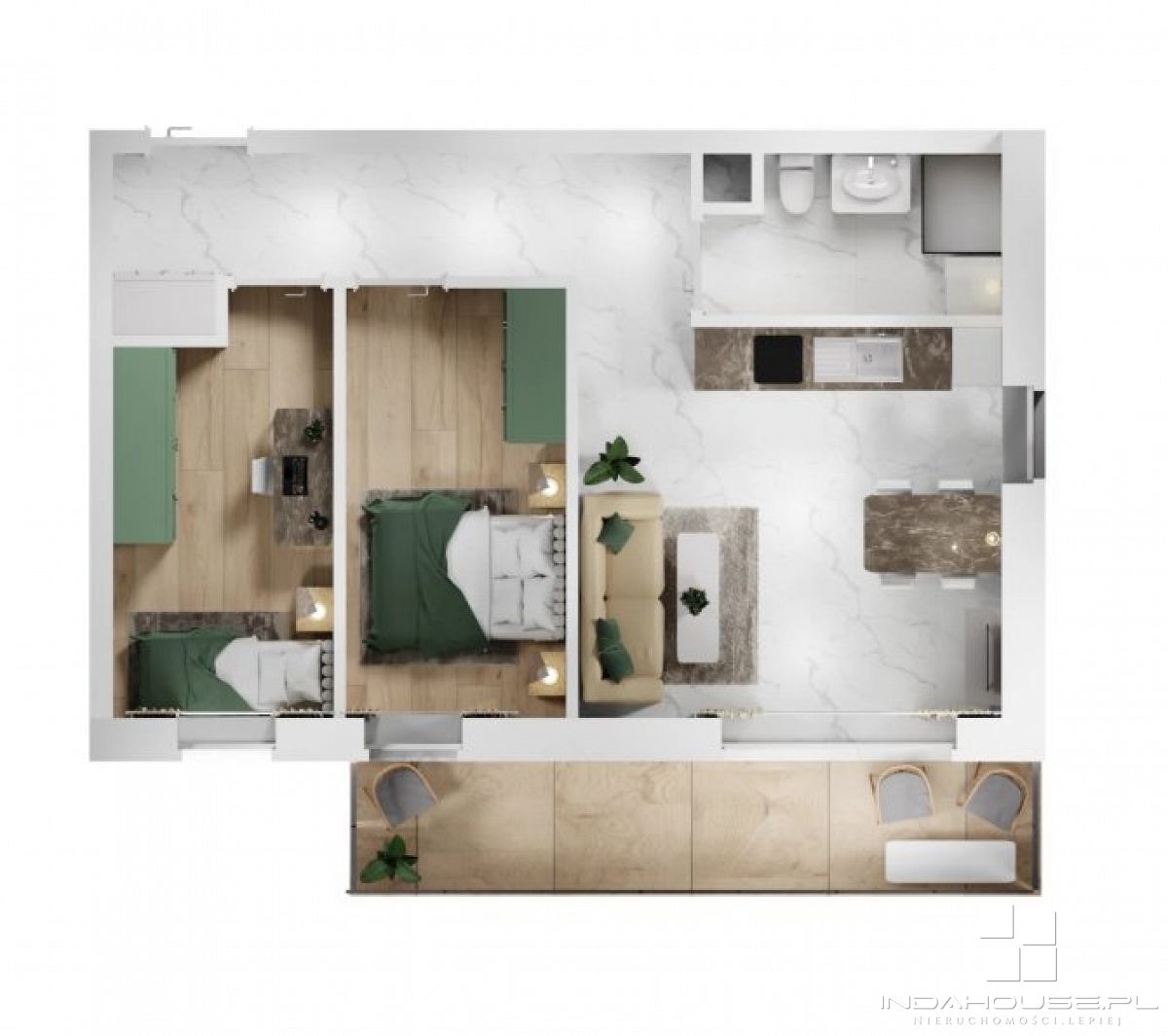 Nowe 3-pokojowe mieszkanie z balkonem (5)