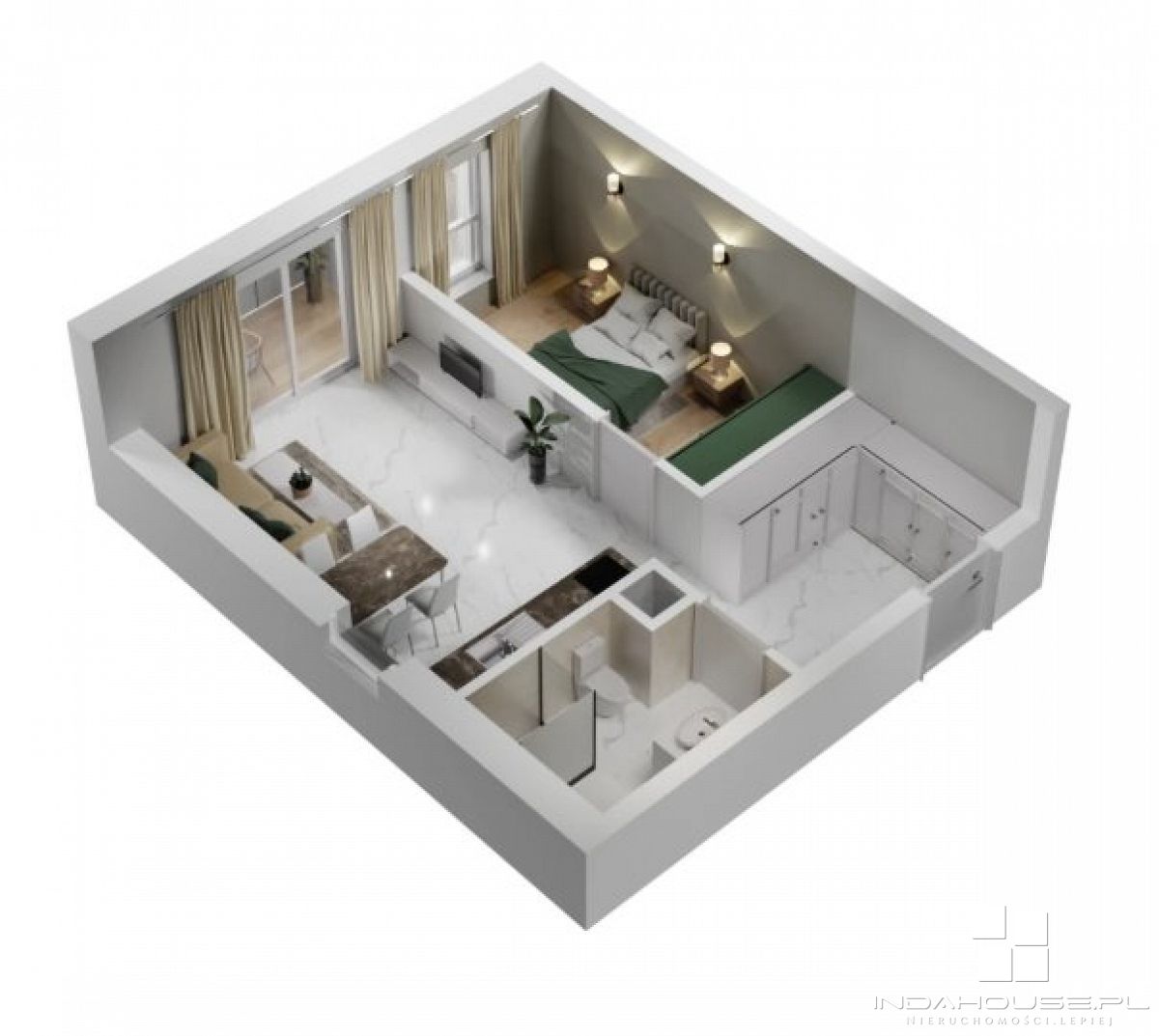 Nowe 2-pokojowe mieszkanie z balkonem (4)