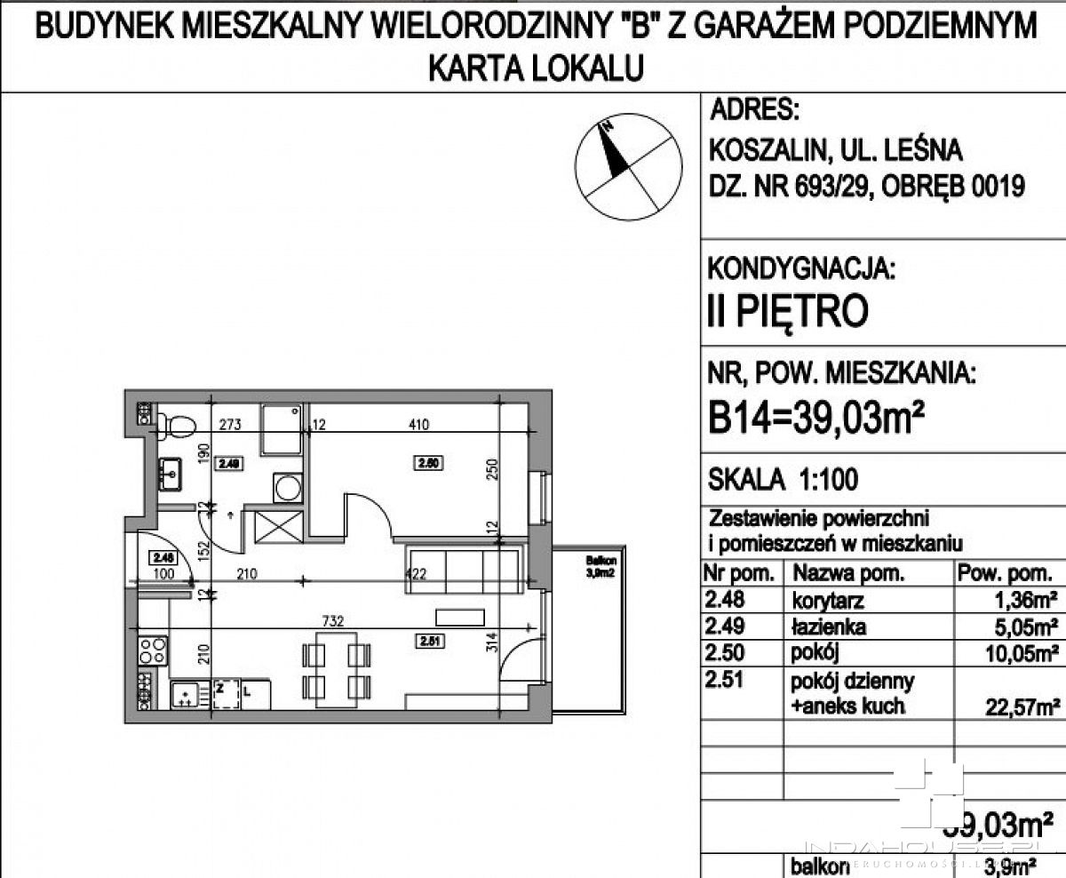 Nowe 2-pokojowe mieszkanie z balkonem (2)