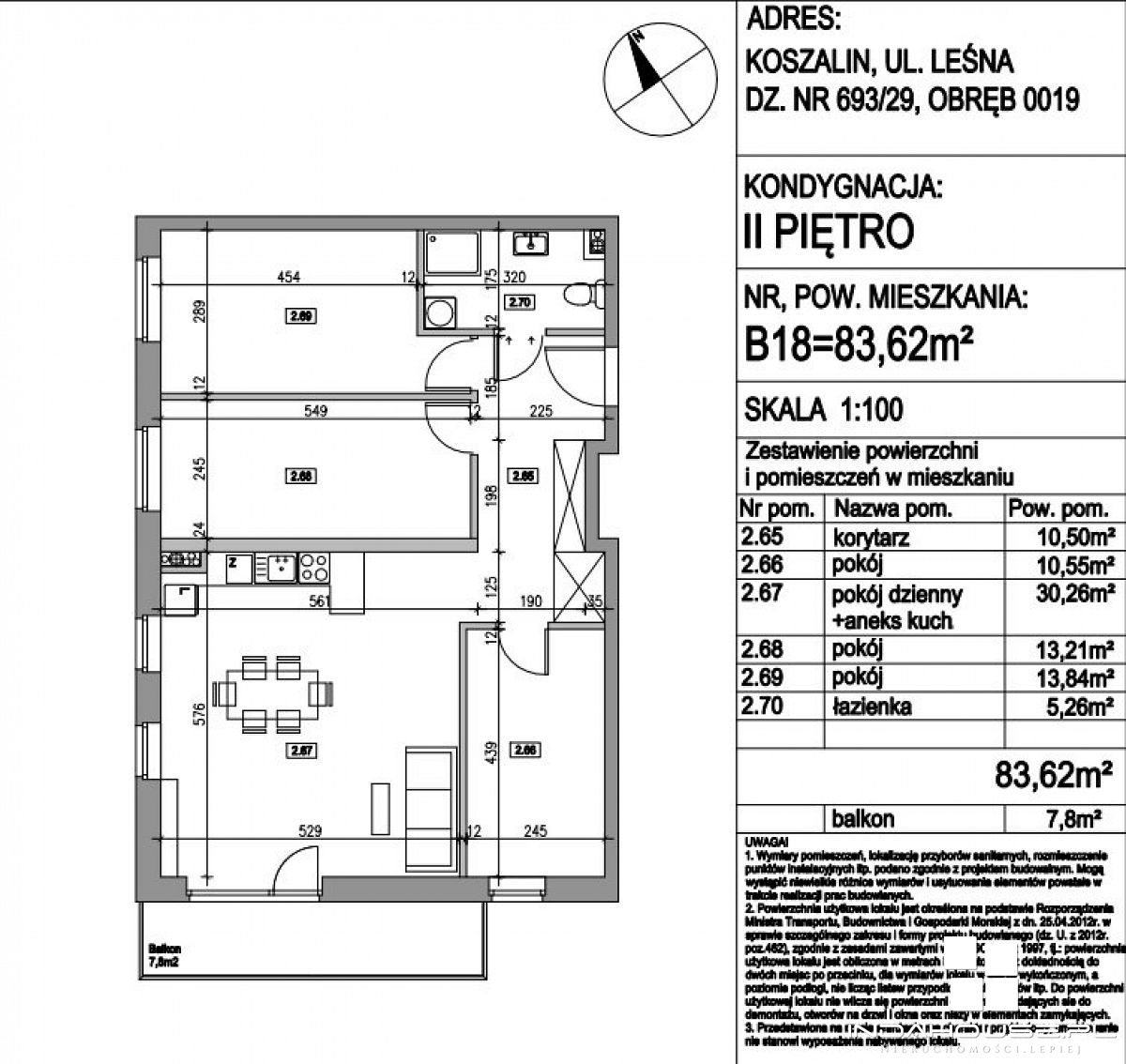 Nowe 4-pokojowe mieszkanie z balkonem (3)