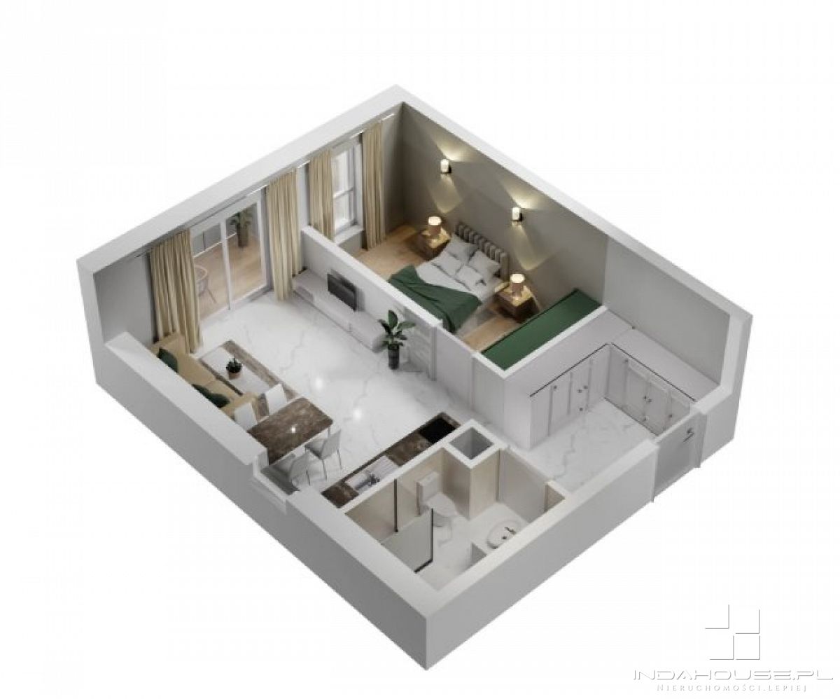 Nowe 2-pokojowe mieszkanie z balkonem (4)