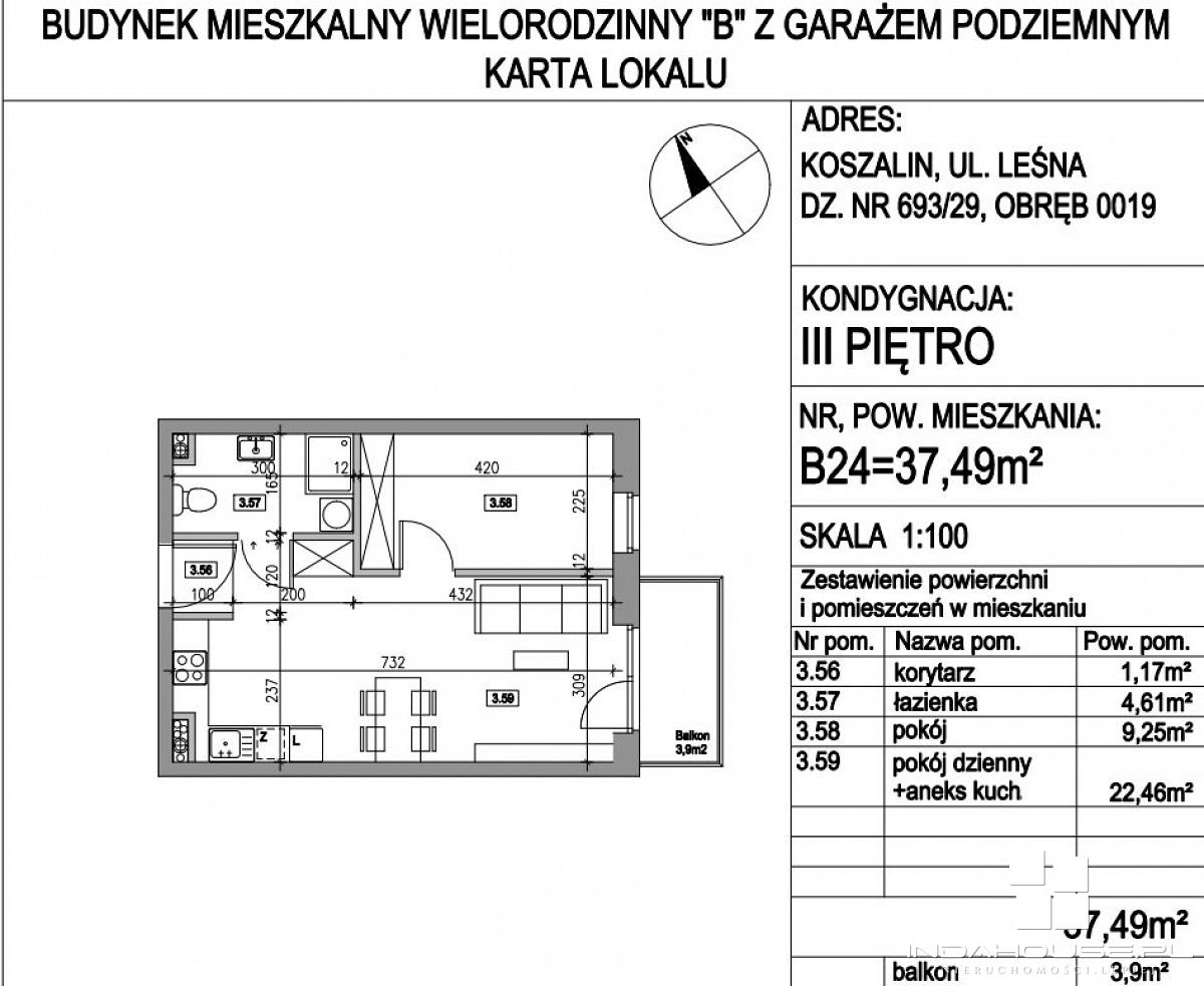 Nowe 2-pokojowe mieszkanie z balkonem (2)
