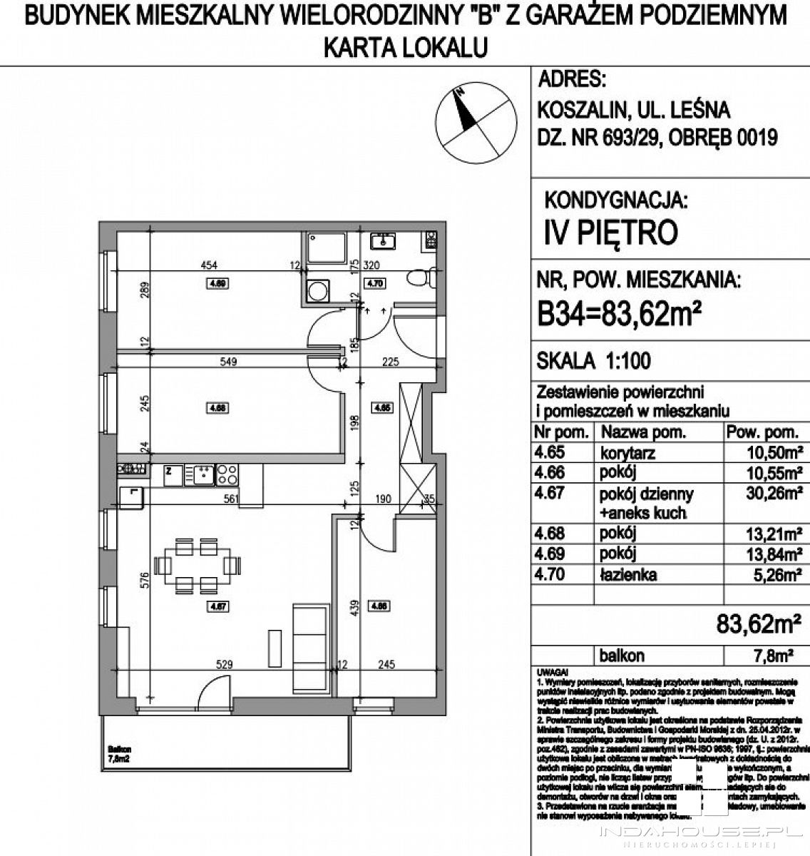 Nowe 4-pokojowe mieszkanie z balkonem (2)