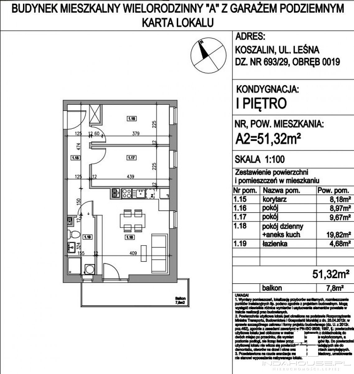 Nowe 3-pokojowe mieszkanie z balkonem  (2)