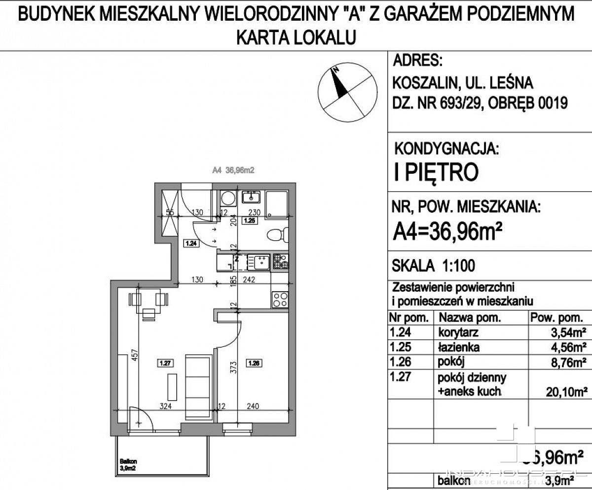 Nowe 2-pokojowe mieszkanie z balkonem  (2)