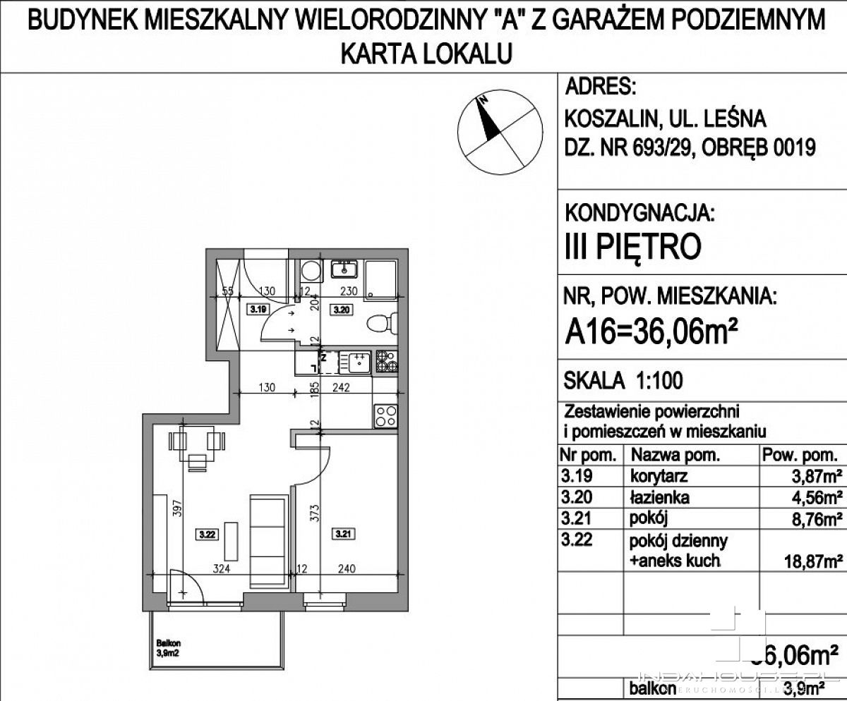 Nowe 2-pokojowe mieszkanie z balkonem  (2)