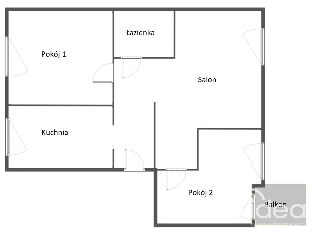 3 pokoje z balkonem z pięknym widokiem na panoramę (15)