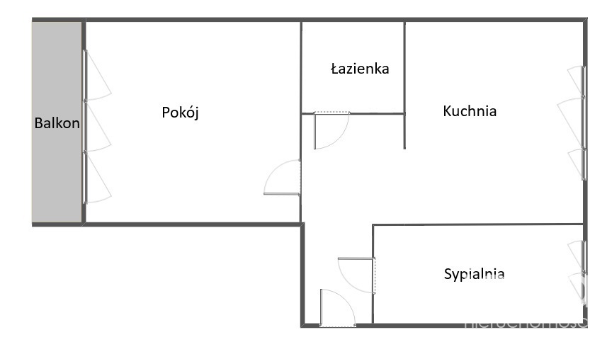 Os. Bukowe, 2 pokoje, balkon, wysoki standard (16)