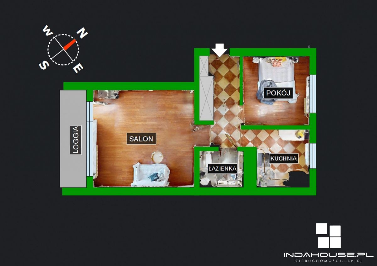 2 pokojowe, loggia, IVp spółdzielcze własnościowe (11)