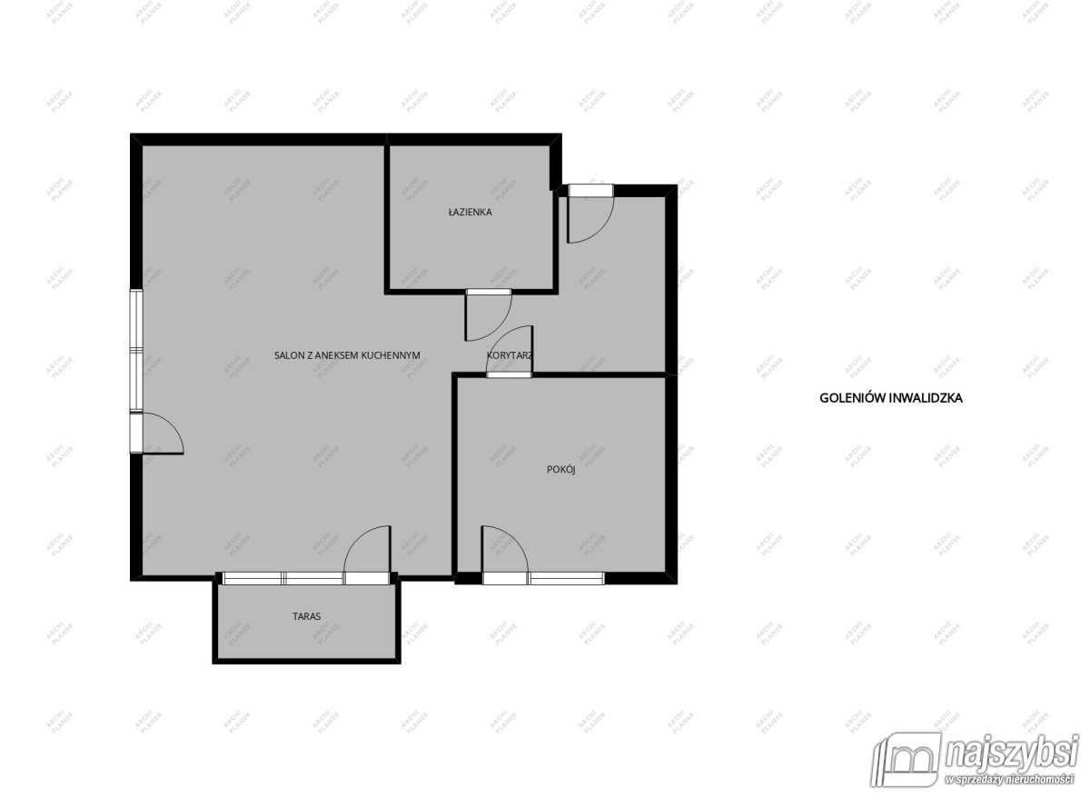 Goleniów- apartament z widokiem na rzekę (18)