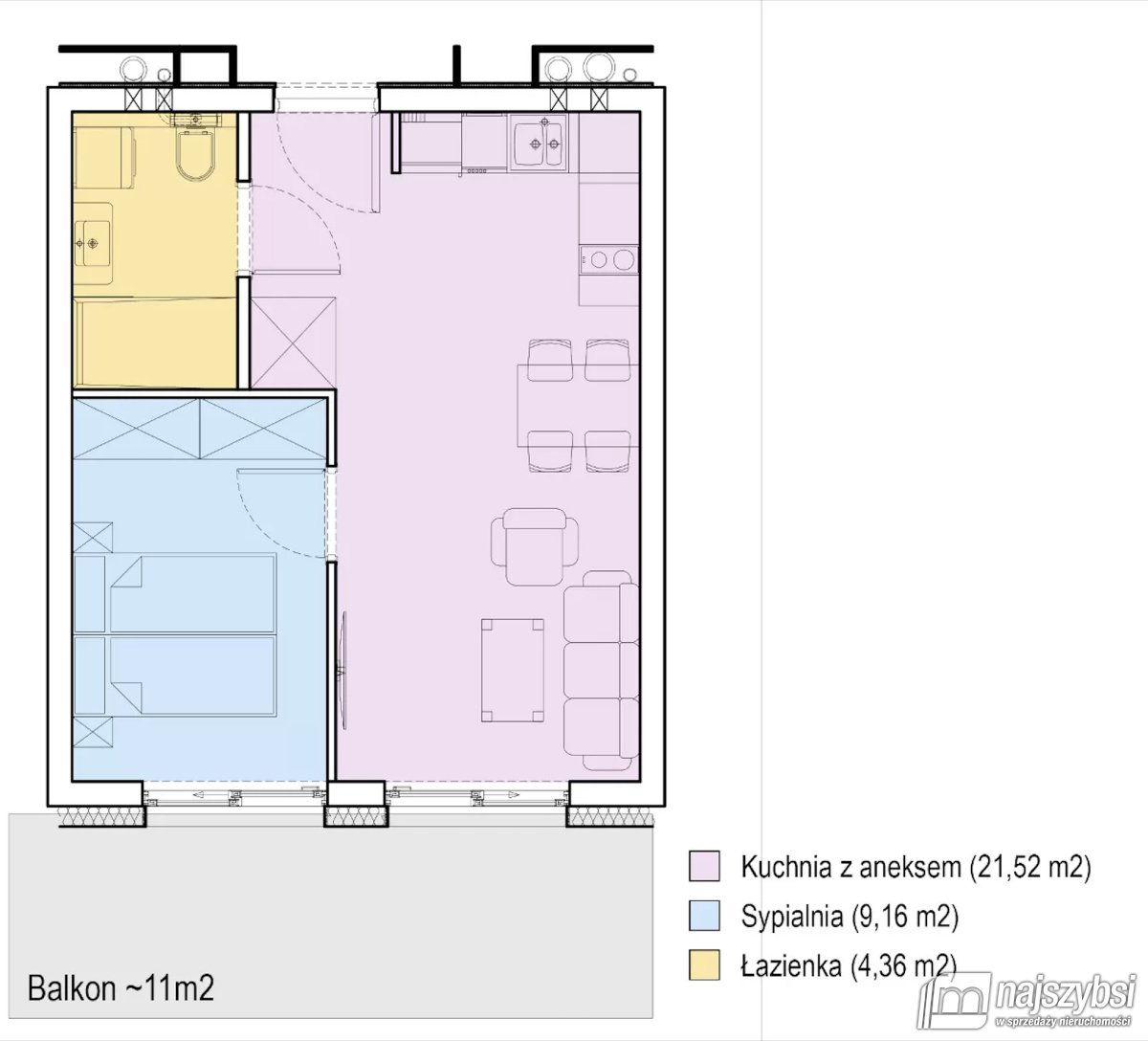 Ustronie Morskie-Sianożęty- Apartament przy Morzu (29)