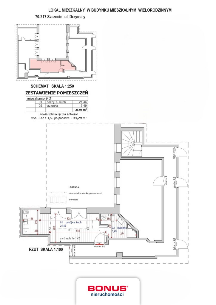 Mieszkanie, 2 pok., 38 m2, Szczecin Śródmieście-Centrum (4)