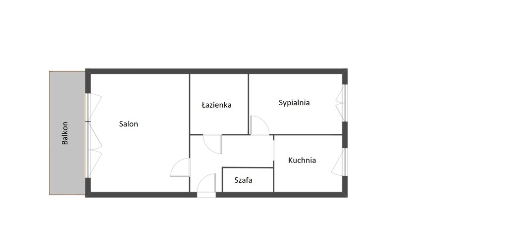 2 pokoje z balkonem, os. Bukowe, 1 piętro (6)