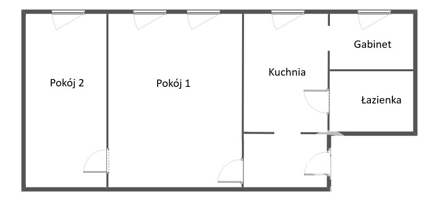 Centrum, 3 pokoje, 48,44m2, przy ZUT Langiewicza (13)