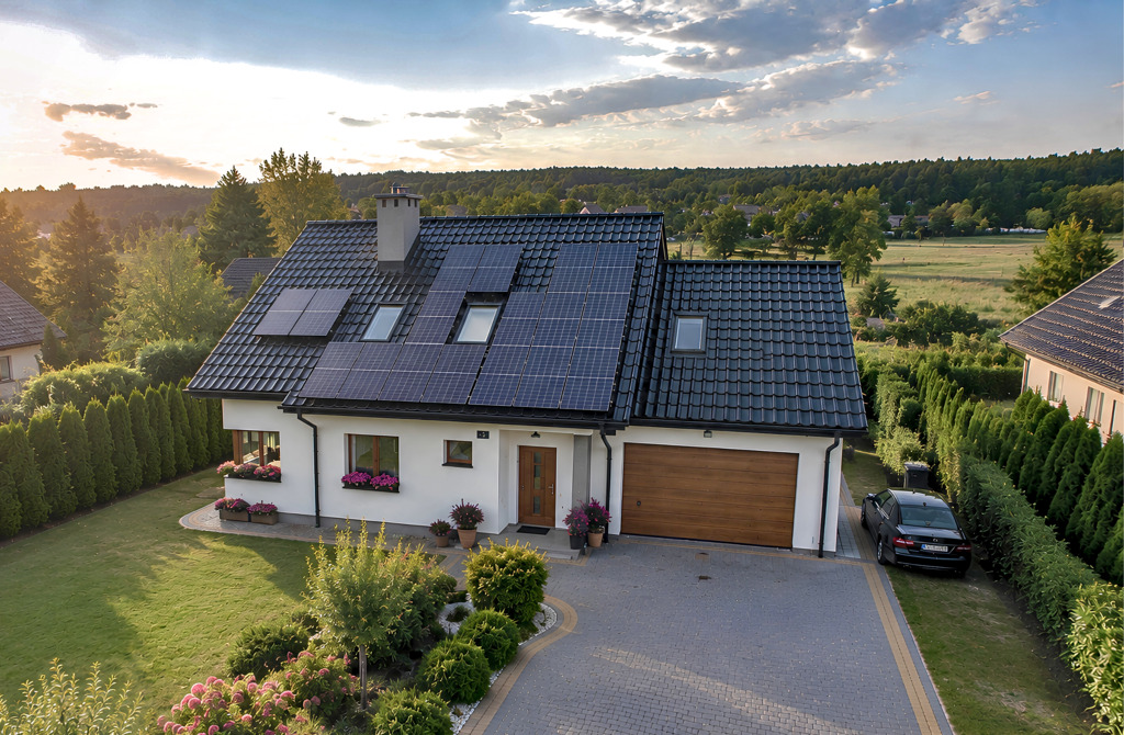 Dom | dz.1000m2 | PV 6,5 kW | Klimatyz | Garaż 2+3 (1)