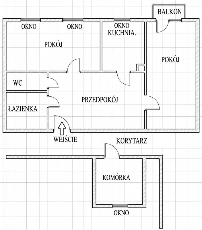 3 pokoje, balkon, piwnica Lelewela Joachima (2)