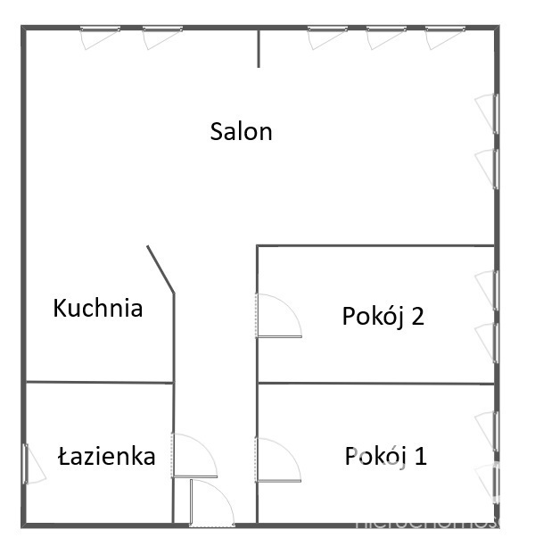 Słoneczne 3 pokoje w Centrum Miasta (8)