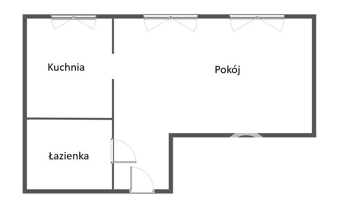 Duża kawalerka w samym centrum Szczecina - 38,80 m (5)