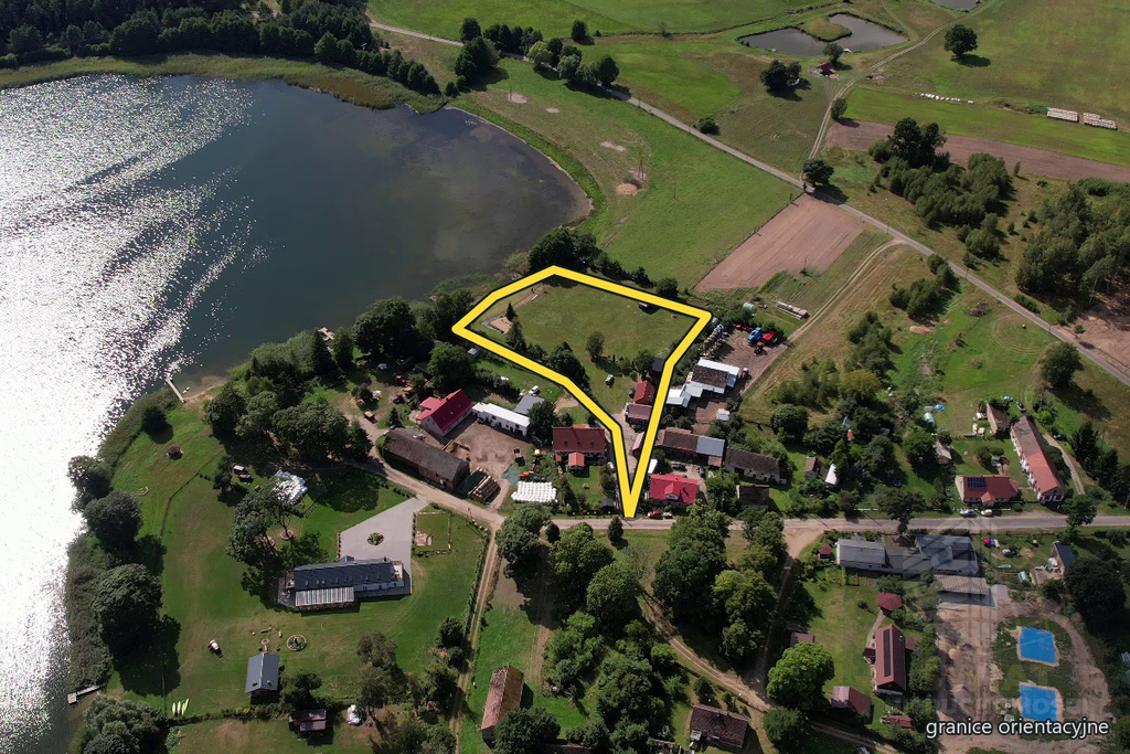 Działka z domem i bezpośrednim dostępem do jeziora - ponad 6000 m2, (4)