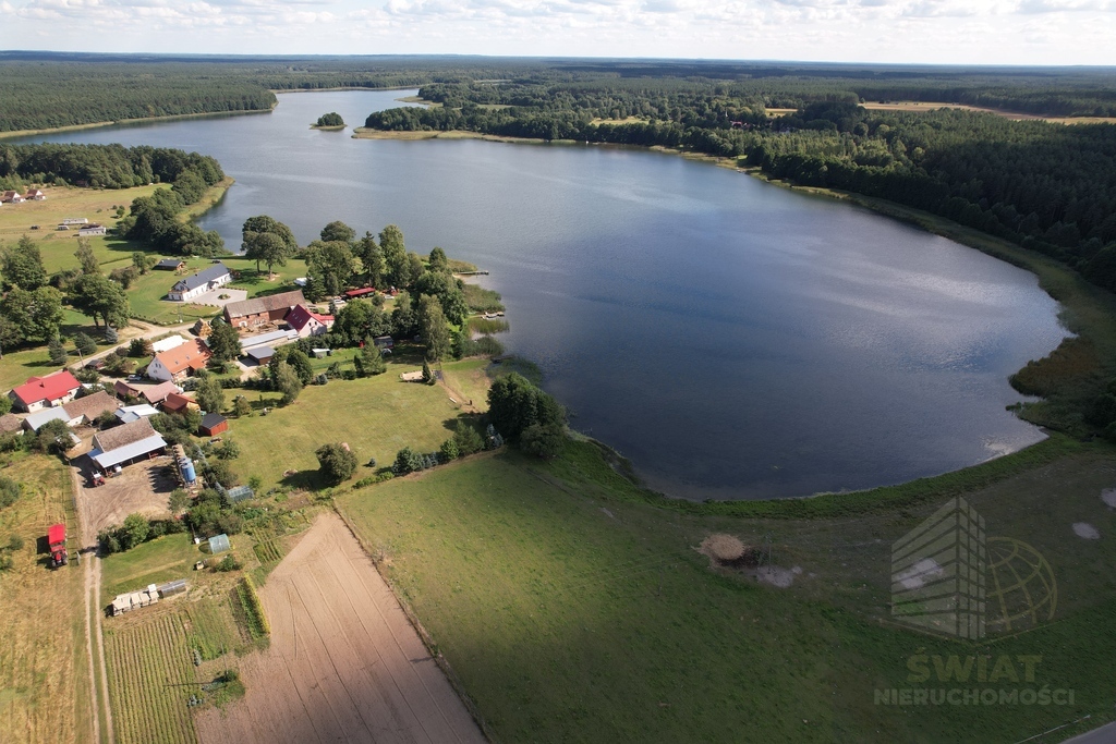 Działka z domem i bezpośrednim dostępem do jeziora - ponad 6000 m2, (7)