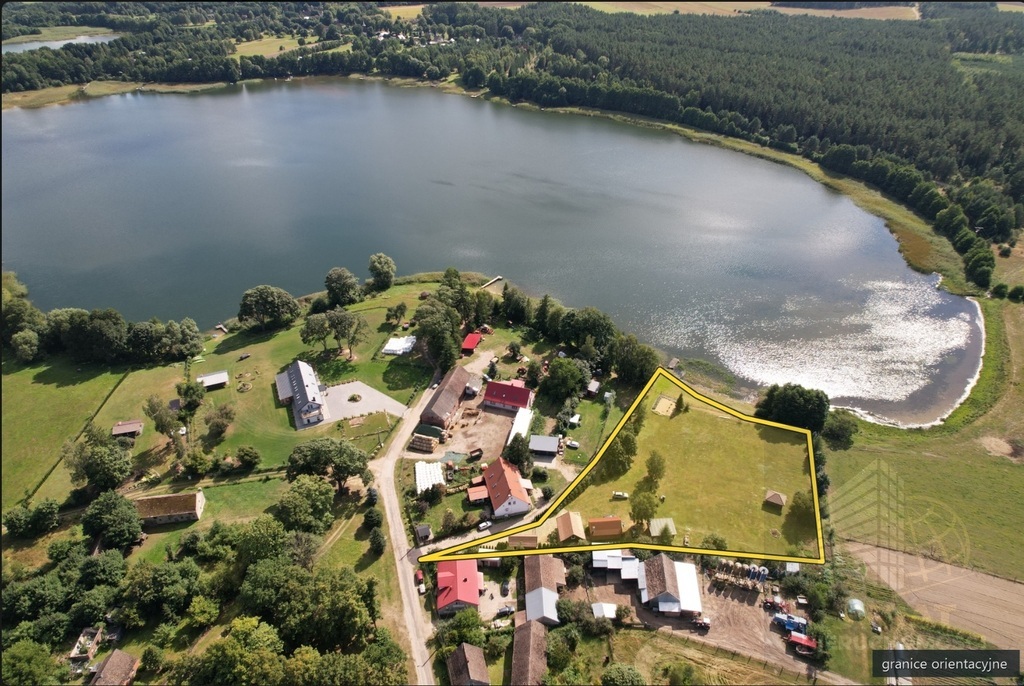 Działka z domem i bezpośrednim dostępem do jeziora - ponad 6000 m2, (26)