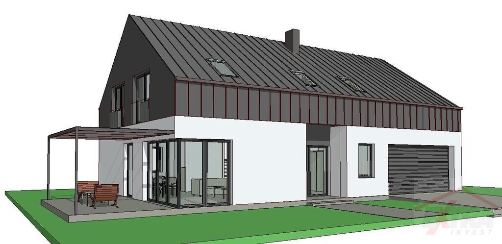 Działka 900 m2 |projekt domu 227,66 m2 | Szczecin Płonia (6)