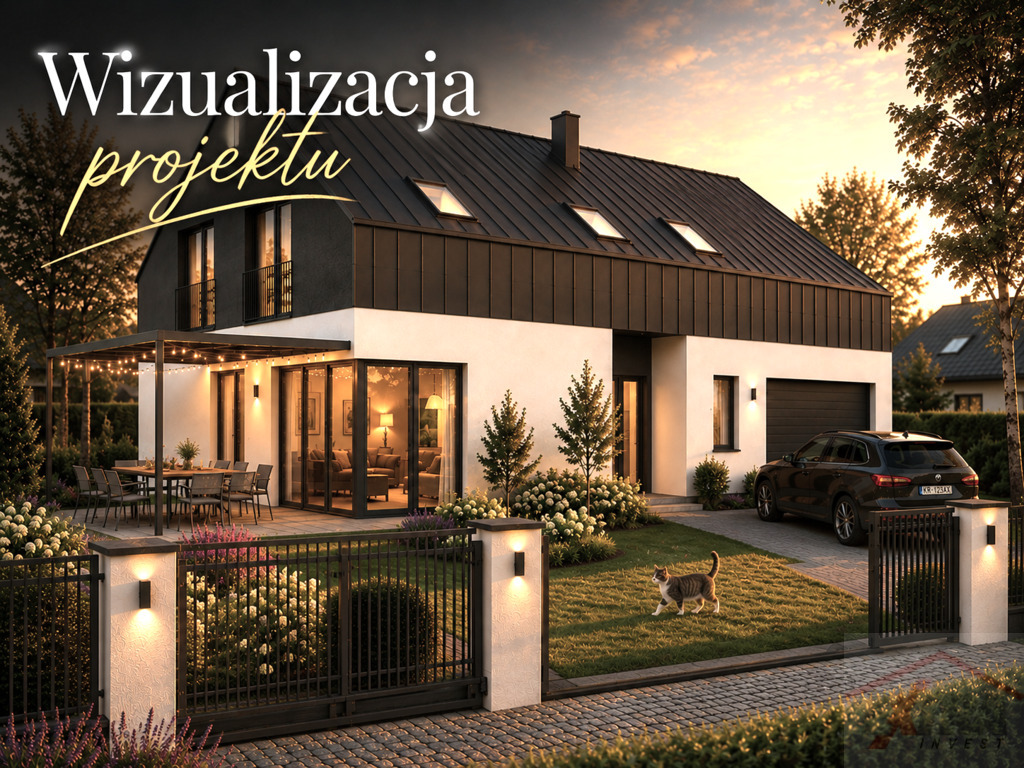 Działka 900 m2 |projekt domu 227,66 m2 | Szczecin Płonia (2)