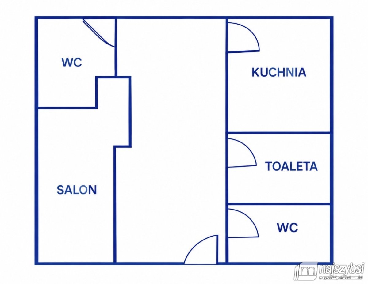 Sławno 2 pokoje 42,27 m2 mieszkanie do remontu
 (13)