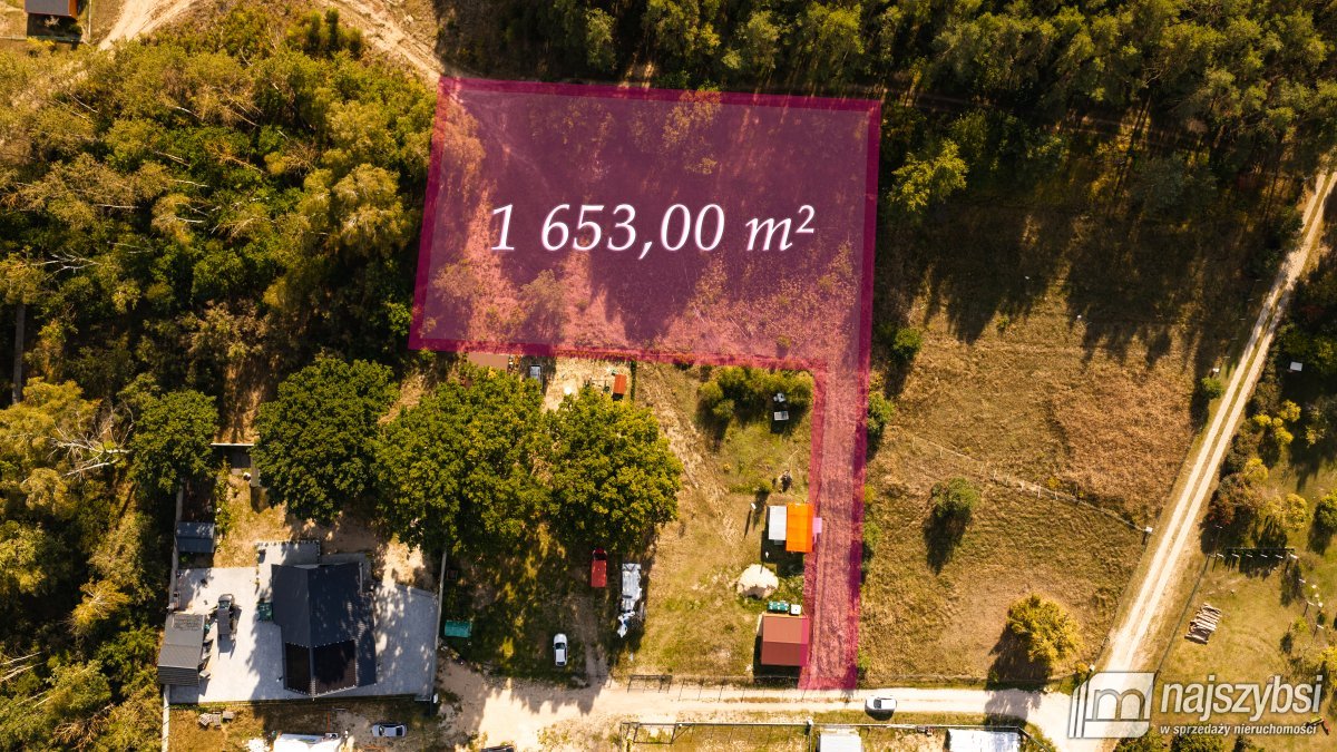 Komarowo - działka 1653 m2 przy ścianie lasu (1)