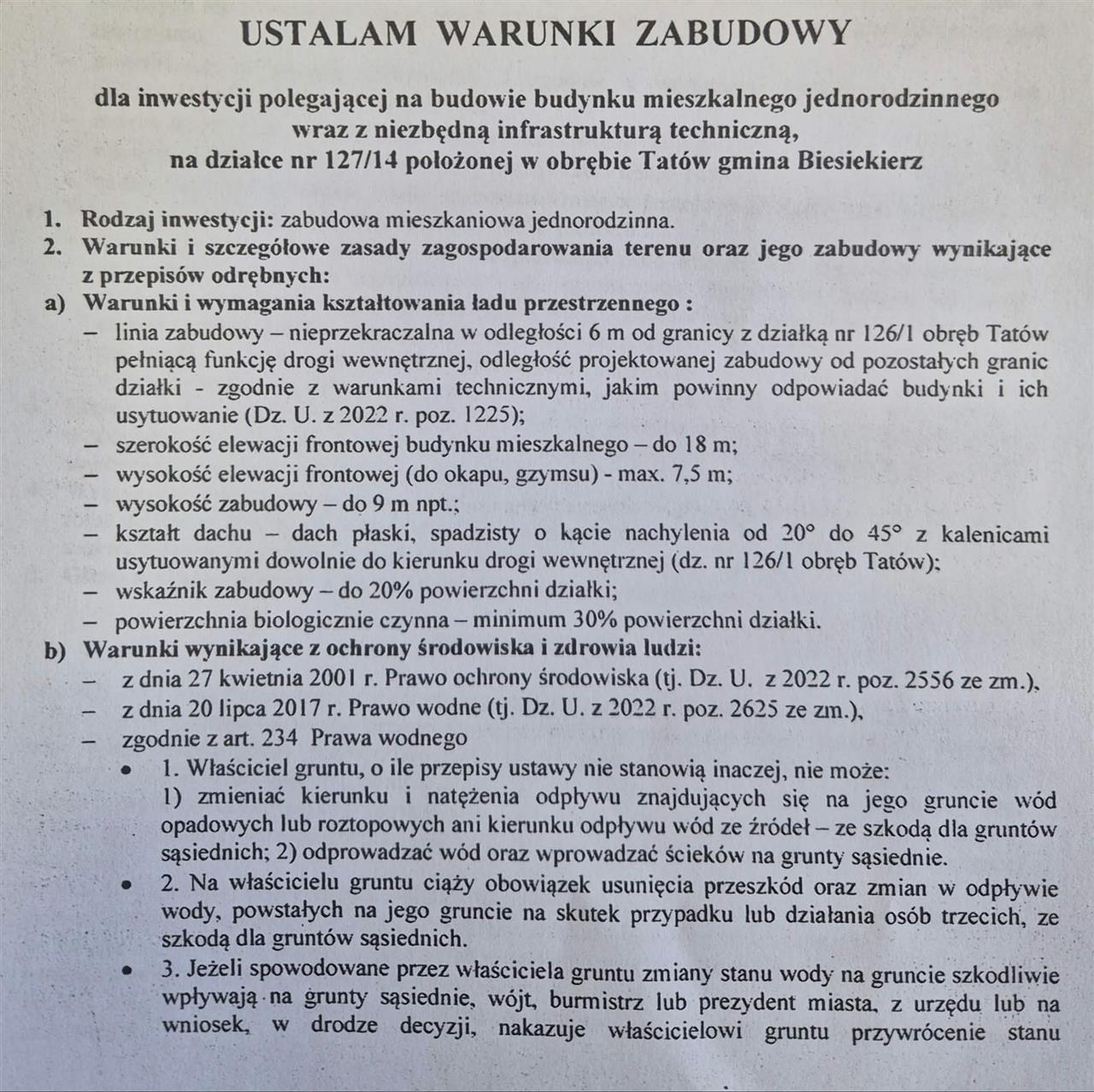 Działki z warunkami zabudowy. (3)