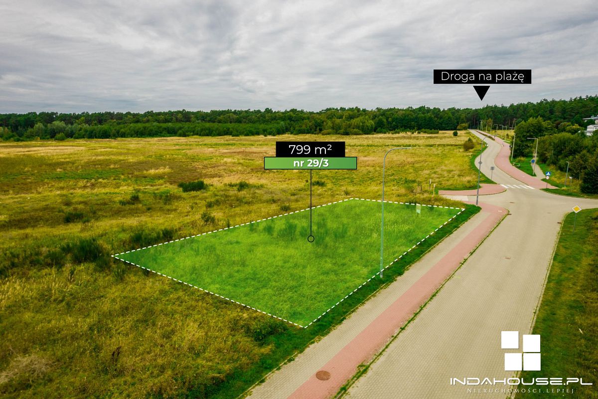 Działka w Ustce 1.1 km do plaży (2)