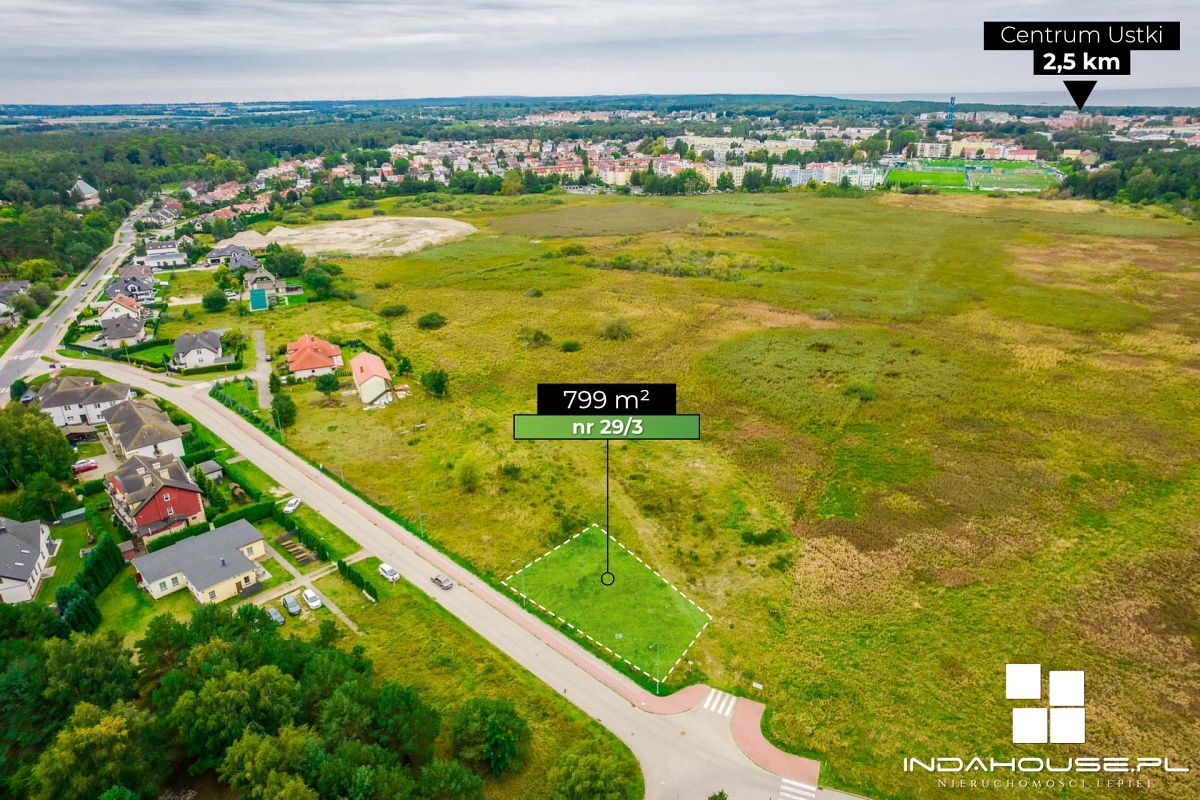 Działka w Ustce 1.1 km do plaży (3)