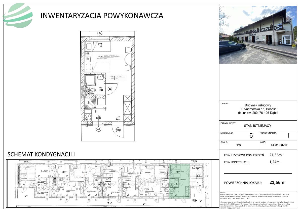 Nowa Cena ! Na sprzedaż apartament 22m2 w Bobolini (12)