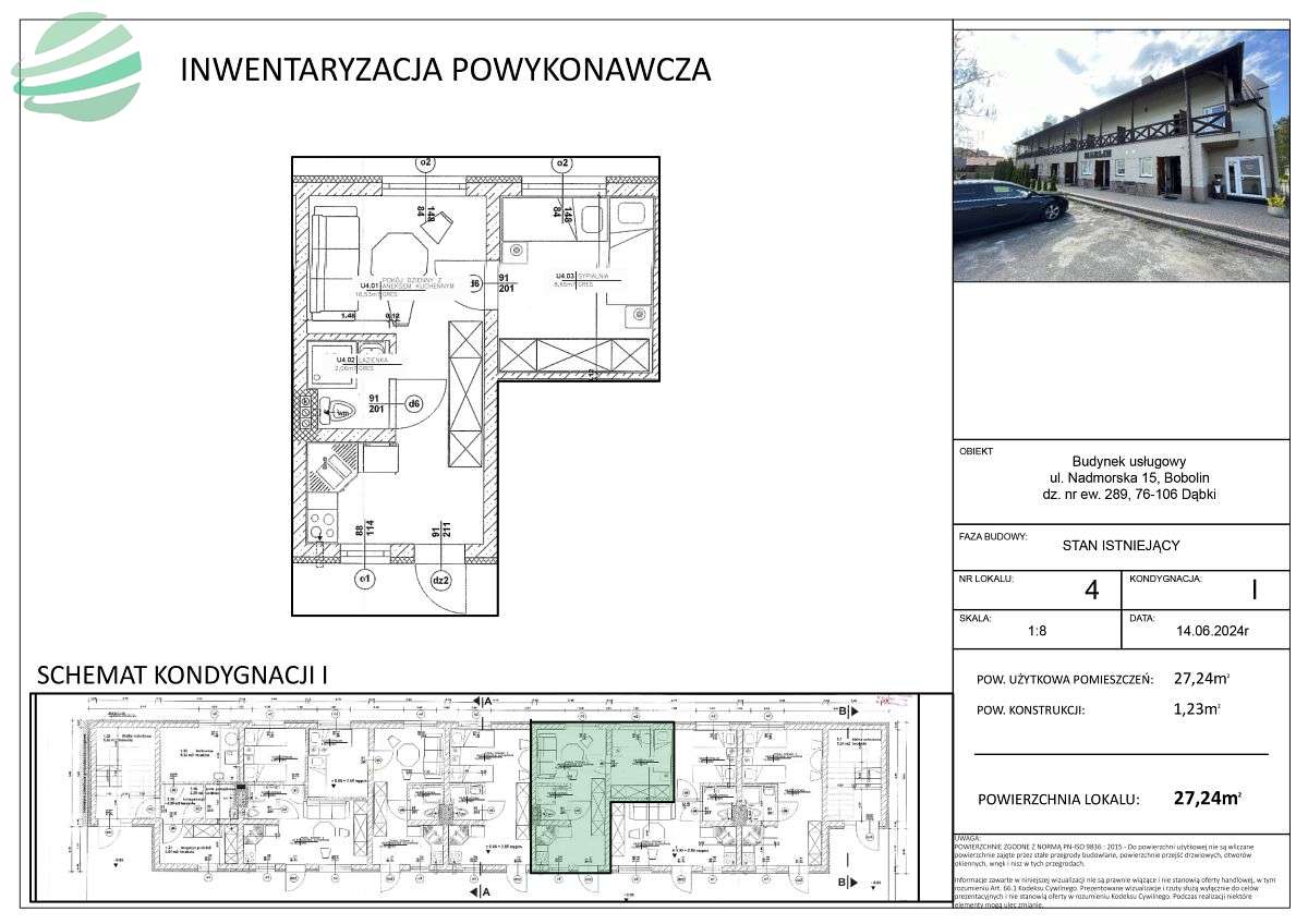 Na sprzedaż apartament 27m2 w Bobolinie (12)