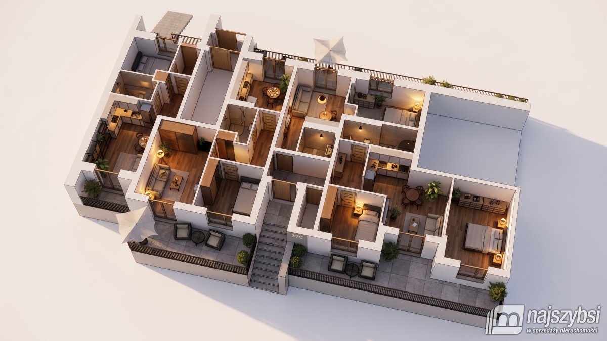 Świerzno-lokal użytkowy, adaptacja na 4 mieszkania (2)