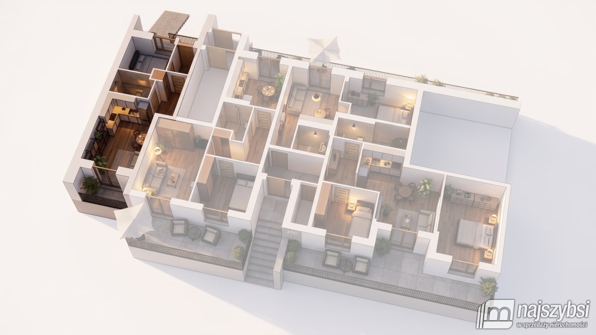 Świerzno-lokal użytkowy, adaptacja na 4 mieszkania (3)