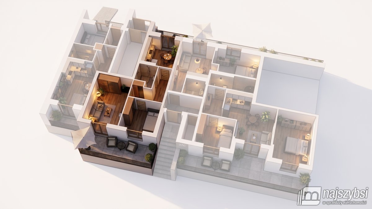 Świerzno-lokal użytkowy, adaptacja na 4 mieszkania (4)