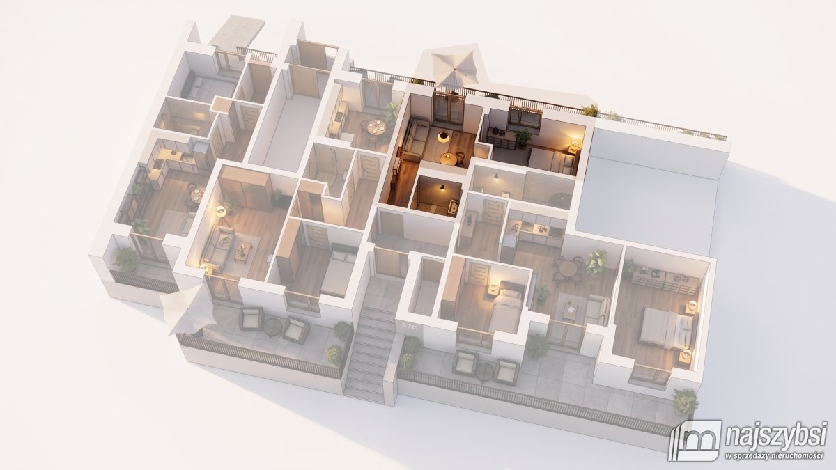 Świerzno-lokal użytkowy, adaptacja na 4 mieszkania (5)
