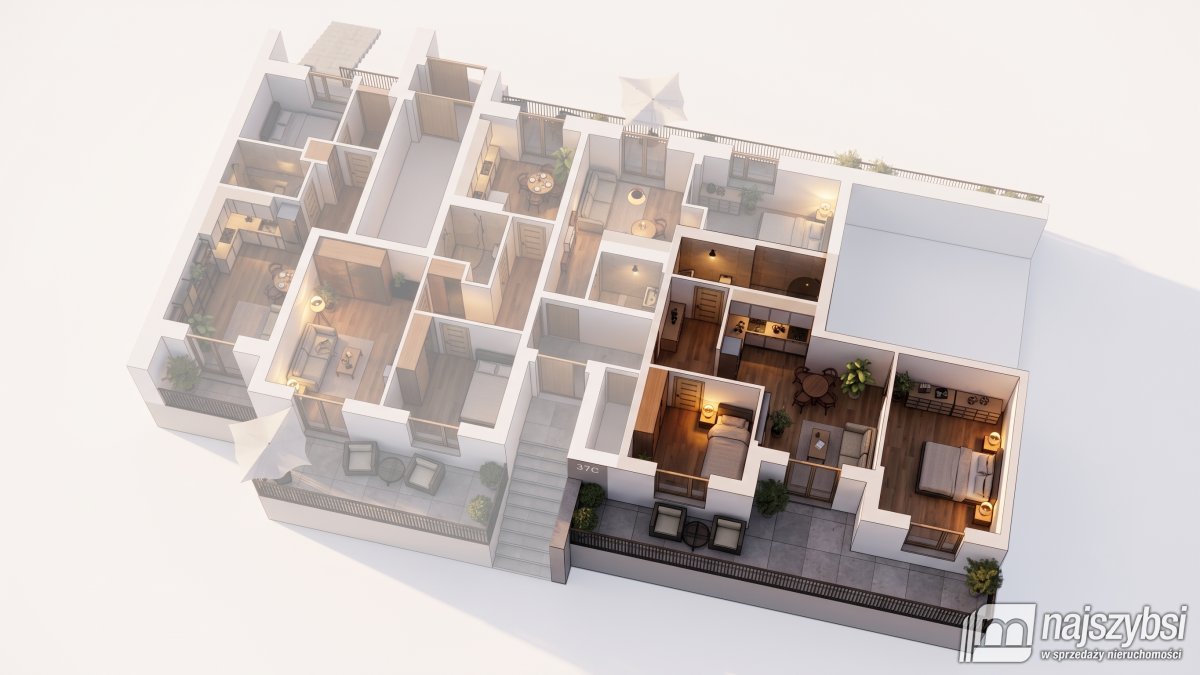 Świerzno-lokal użytkowy, adaptacja na 4 mieszkania (6)