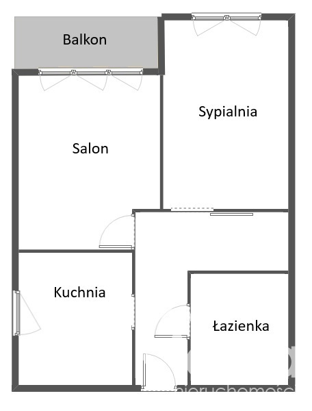 Pomorzany, 2 pokoje 37,59m2, 2 piętro, balkon, winda (12)