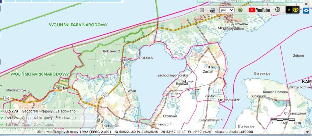 DZIAŁKA ROLNA,RĘKOW0,GM.WOLIN,POW2.4752 HA (1)