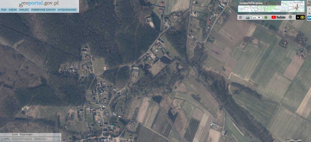 Działka 1100 m2,Stawno,pod lasem (3)
