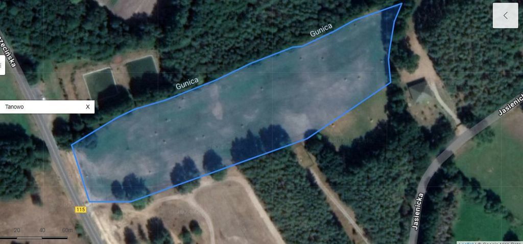 Działka Tanowo,gm.Police 1.74ha,plan-usługi,dr asf (5)