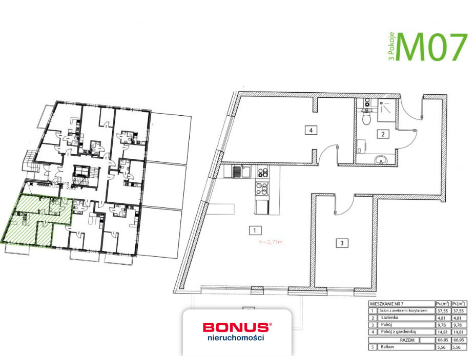 Mieszkanie, 3 pok., 52 m2, Świnoujście  (5)
