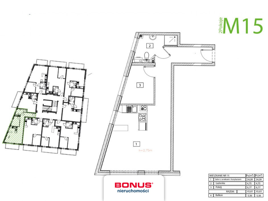 Mieszkanie, 2 pok., 45 m2, Świnoujście  (7)