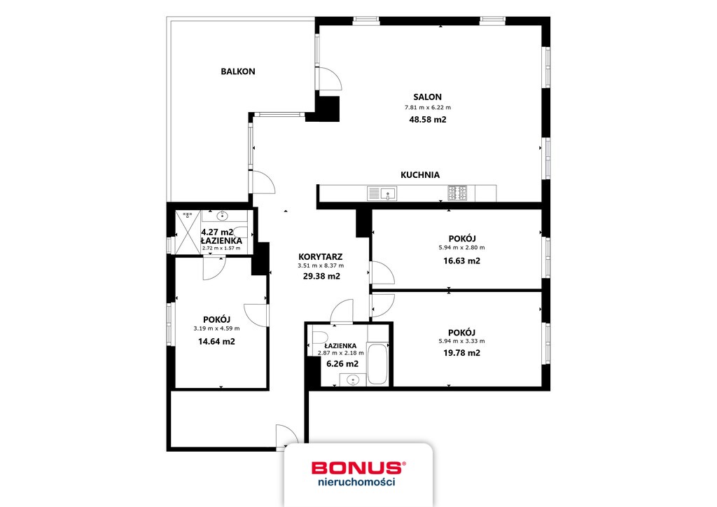 Przestronny  apartament 157,23m2 z dużym tarasem. (11)